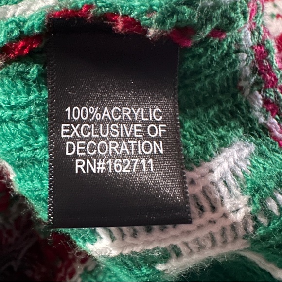 Blizzard Bay Cute Holiday Cat Christmas Sweater *Estimated Size Medium - Picture 12 of 13